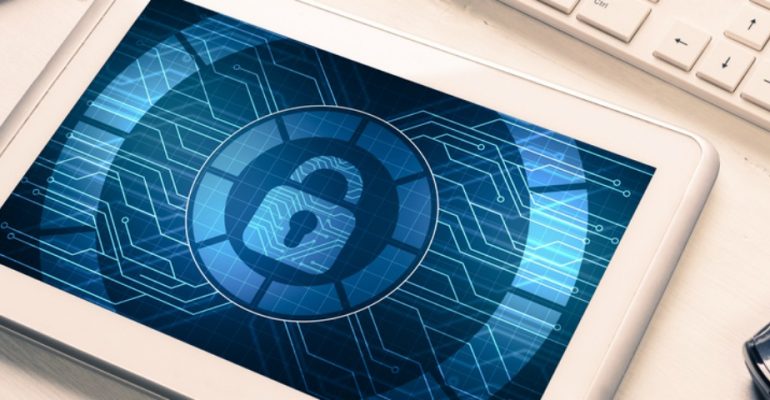 Mobile Device with a Security lock on it
