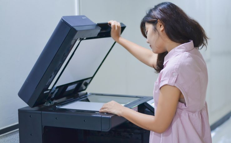printer in use